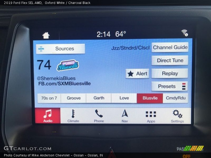 Oxford White / Charcoal Black 2019 Ford Flex SEL AWD