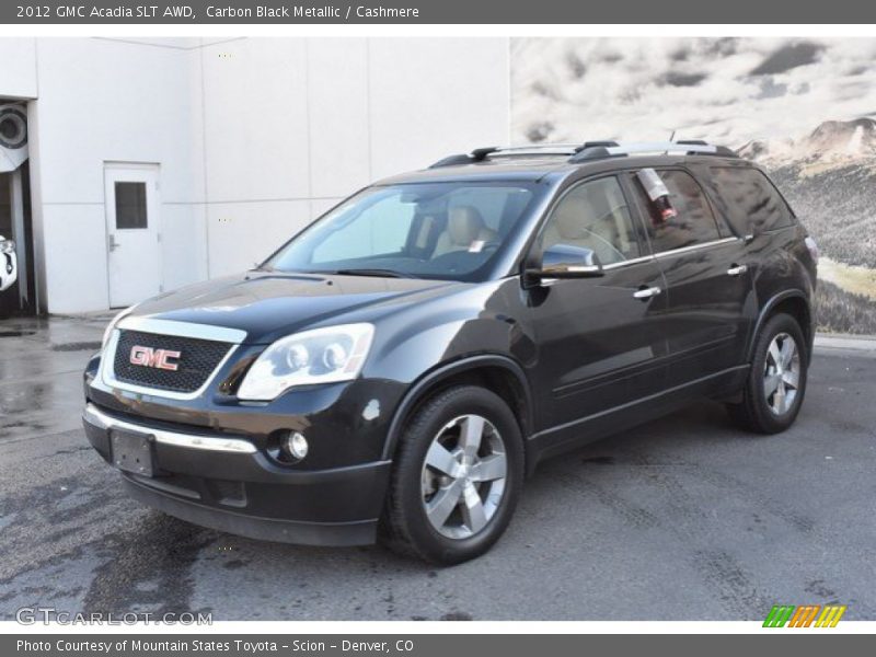 Carbon Black Metallic / Cashmere 2012 GMC Acadia SLT AWD