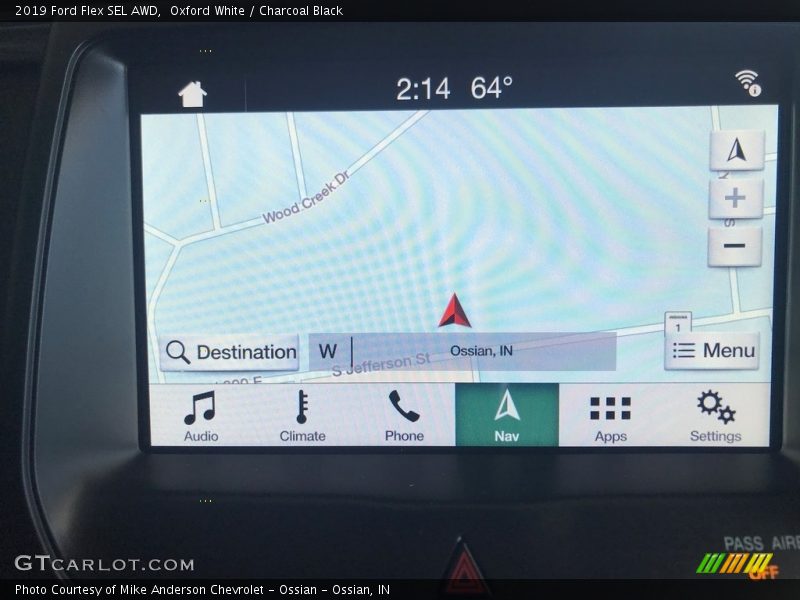 Oxford White / Charcoal Black 2019 Ford Flex SEL AWD