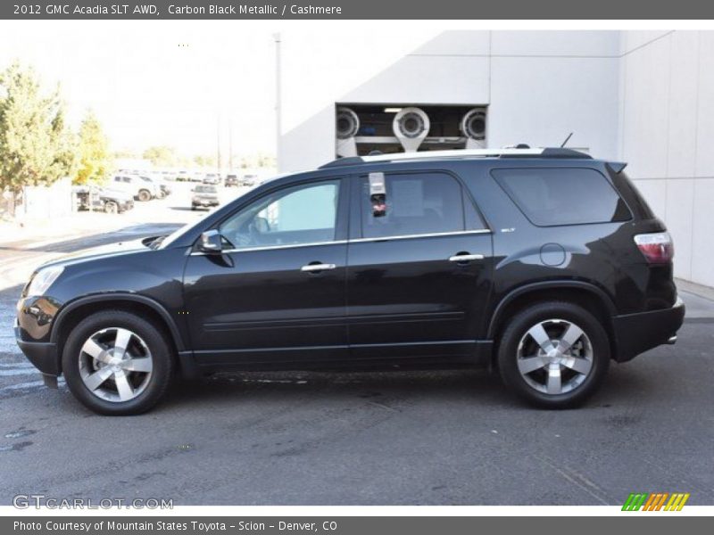 Carbon Black Metallic / Cashmere 2012 GMC Acadia SLT AWD