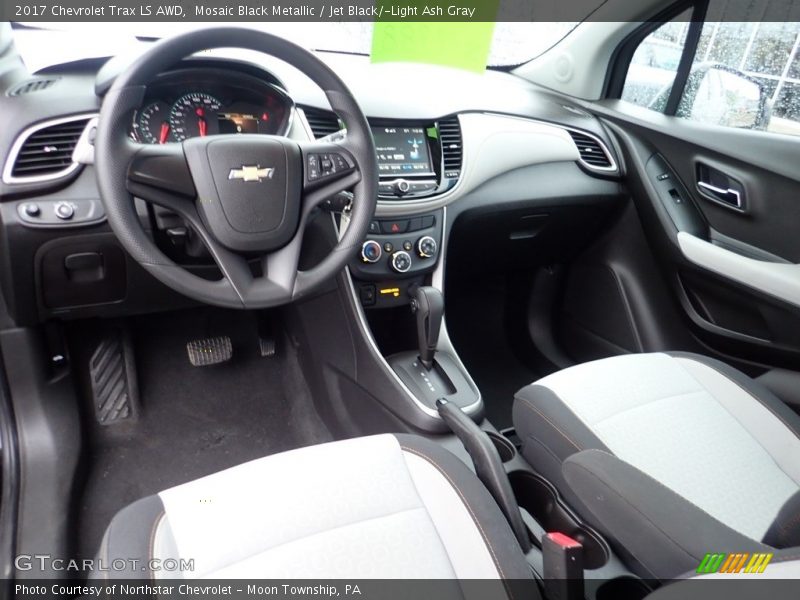 Mosaic Black Metallic / Jet Black/­Light Ash Gray 2017 Chevrolet Trax LS AWD