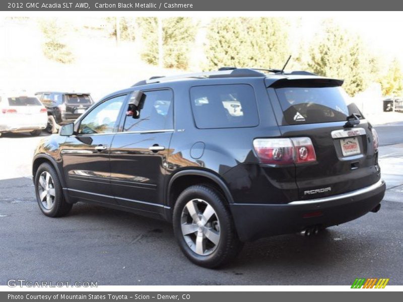 Carbon Black Metallic / Cashmere 2012 GMC Acadia SLT AWD