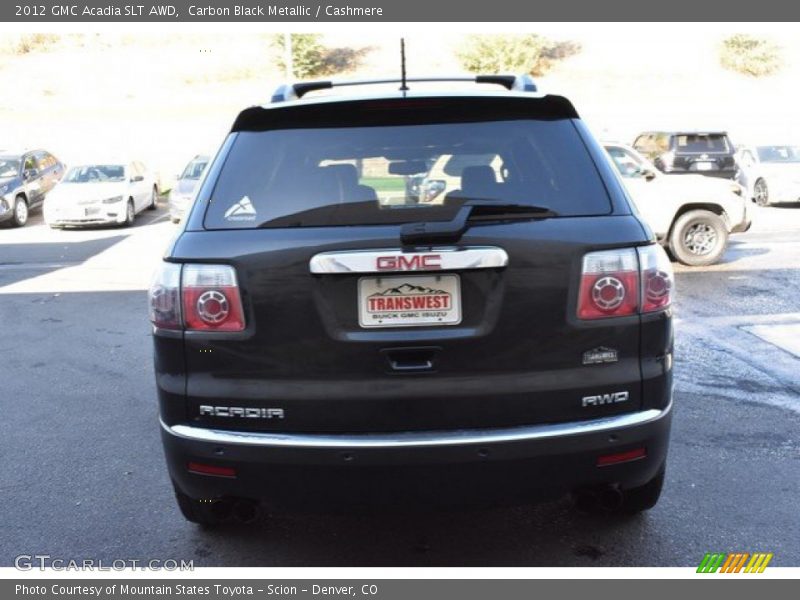 Carbon Black Metallic / Cashmere 2012 GMC Acadia SLT AWD