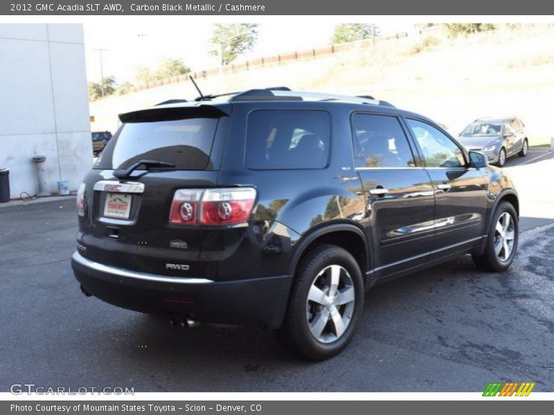 Carbon Black Metallic / Cashmere 2012 GMC Acadia SLT AWD