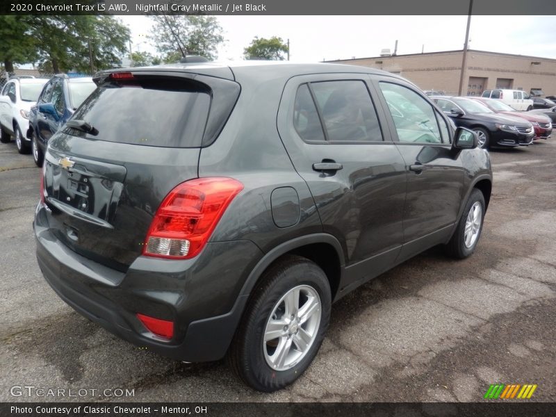 Nightfall Gray Metallic / Jet Black 2020 Chevrolet Trax LS AWD