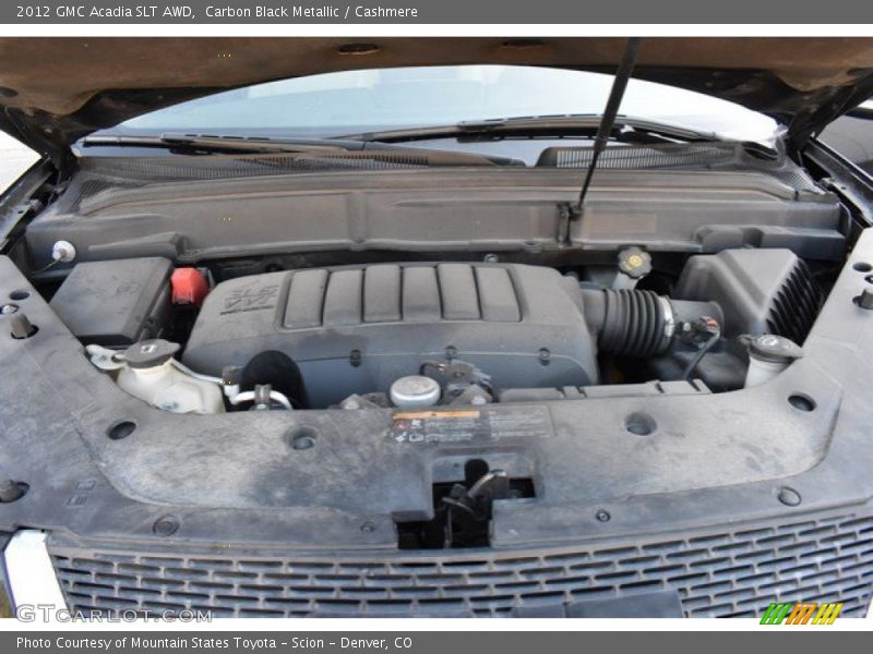 Carbon Black Metallic / Cashmere 2012 GMC Acadia SLT AWD