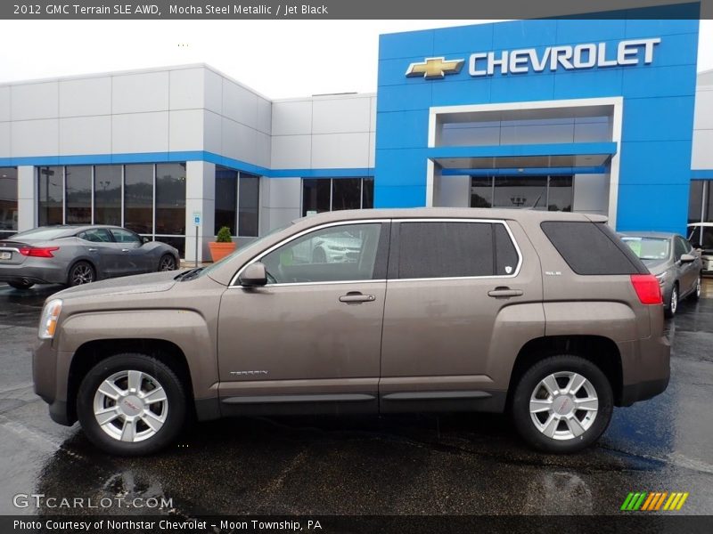 Mocha Steel Metallic / Jet Black 2012 GMC Terrain SLE AWD