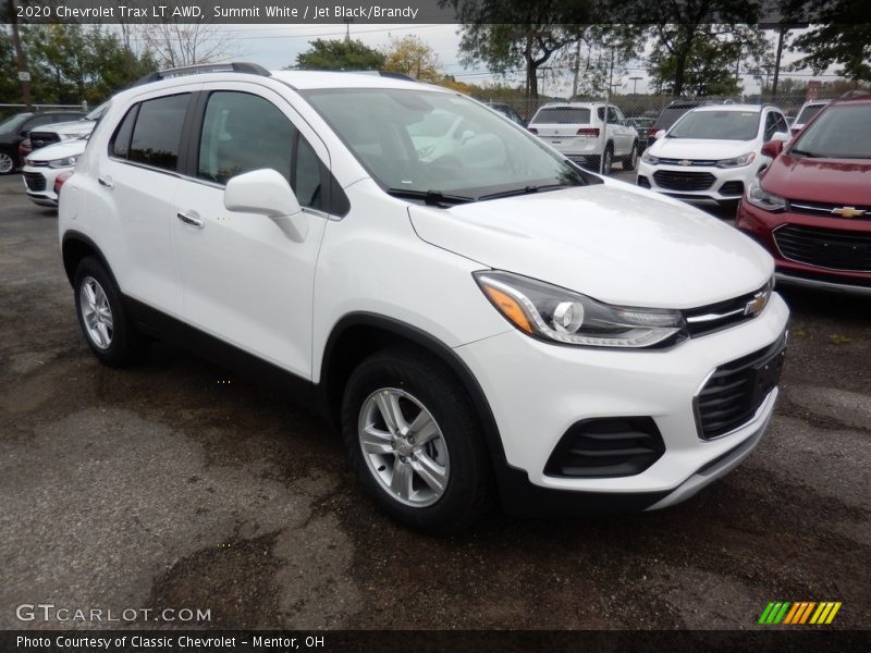 Summit White / Jet Black/Brandy 2020 Chevrolet Trax LT AWD