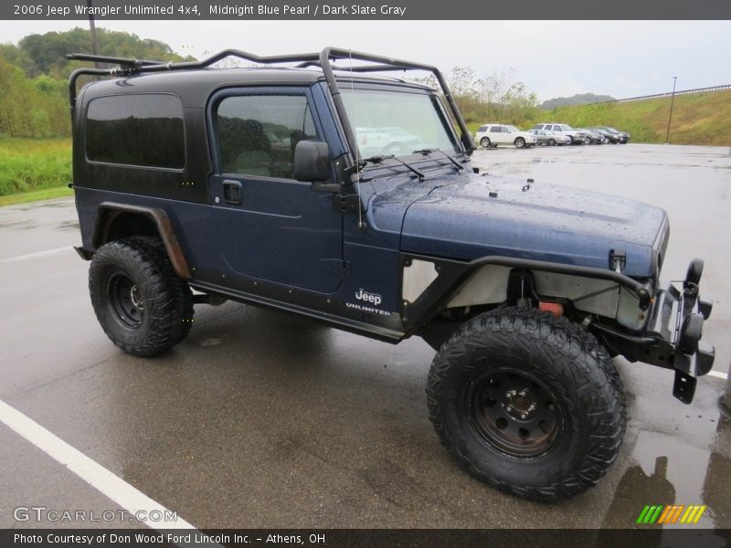 Midnight Blue Pearl / Dark Slate Gray 2006 Jeep Wrangler Unlimited 4x4