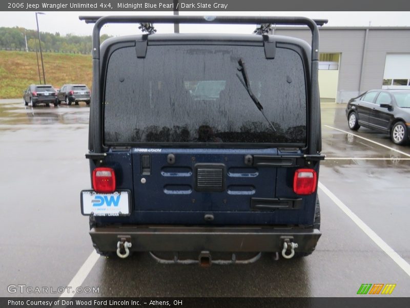 Midnight Blue Pearl / Dark Slate Gray 2006 Jeep Wrangler Unlimited 4x4