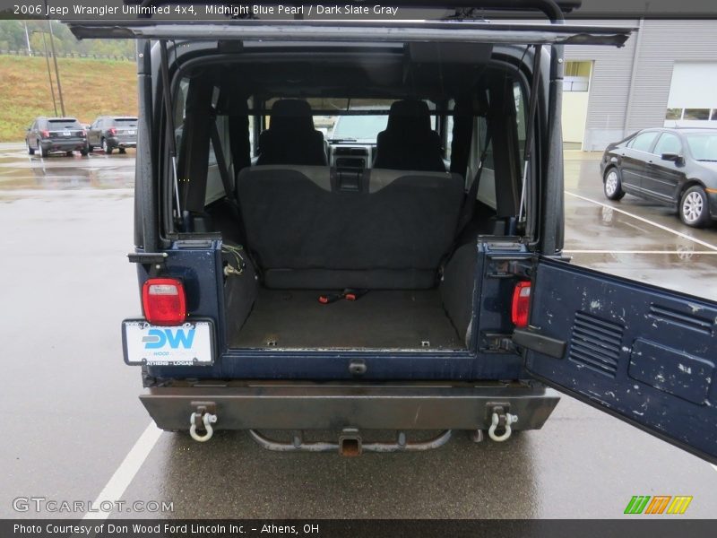 Midnight Blue Pearl / Dark Slate Gray 2006 Jeep Wrangler Unlimited 4x4