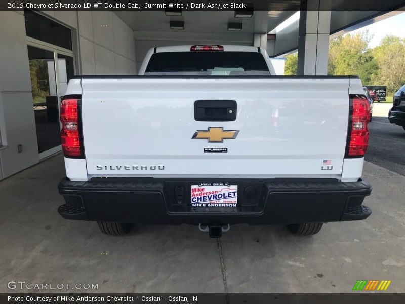 Summit White / Dark Ash/Jet Black 2019 Chevrolet Silverado LD WT Double Cab