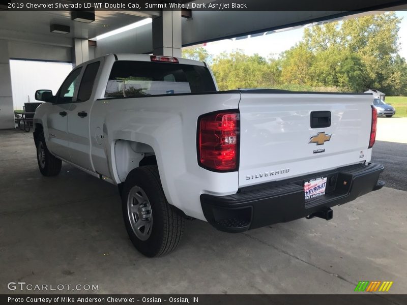 Summit White / Dark Ash/Jet Black 2019 Chevrolet Silverado LD WT Double Cab