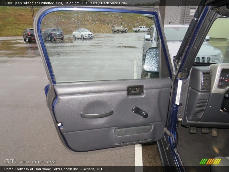 Midnight Blue Pearl / Dark Slate Gray 2006 Jeep Wrangler Unlimited 4x4