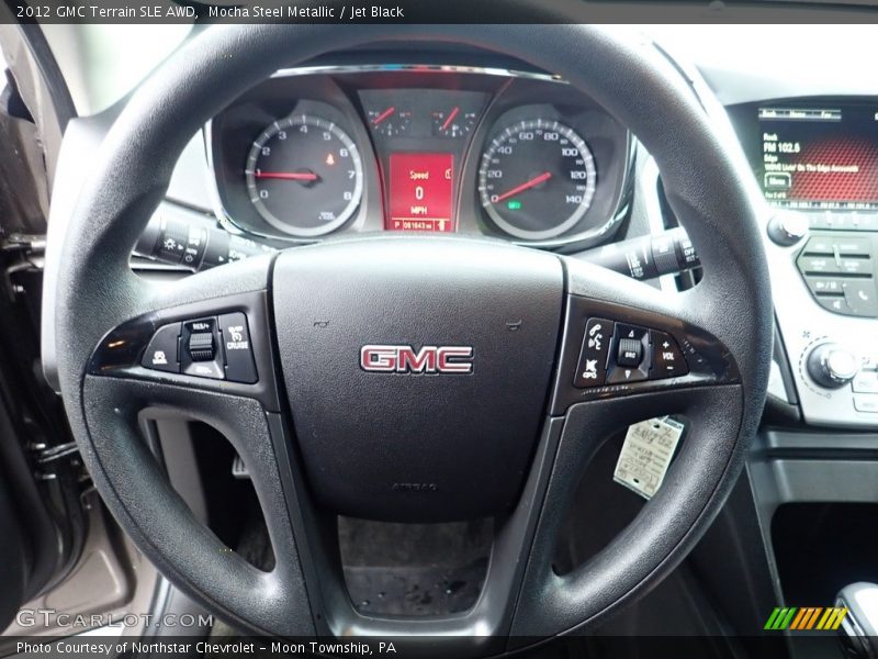 Mocha Steel Metallic / Jet Black 2012 GMC Terrain SLE AWD