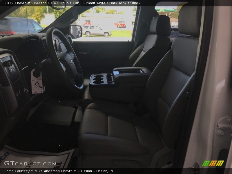 Summit White / Dark Ash/Jet Black 2019 Chevrolet Silverado LD WT Double Cab