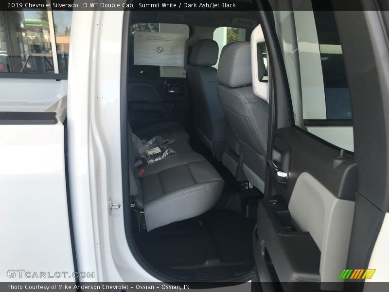 Summit White / Dark Ash/Jet Black 2019 Chevrolet Silverado LD WT Double Cab