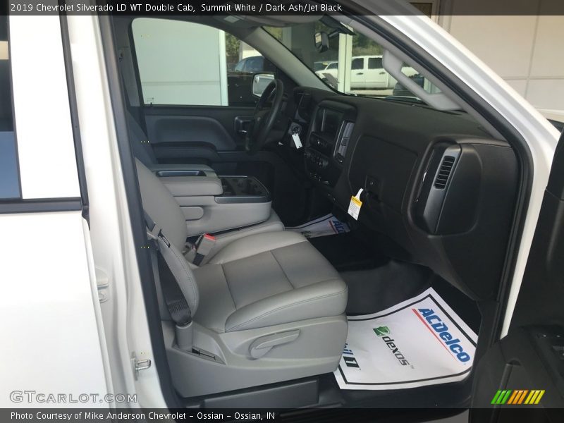 Summit White / Dark Ash/Jet Black 2019 Chevrolet Silverado LD WT Double Cab