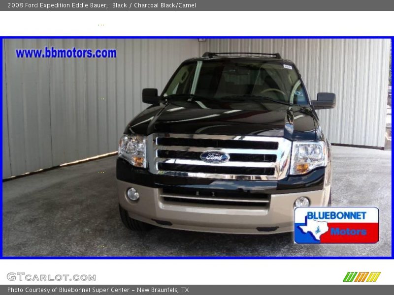 Black / Charcoal Black/Camel 2008 Ford Expedition Eddie Bauer