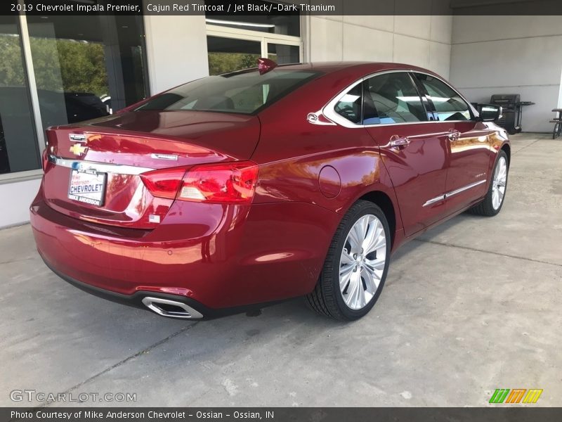 Cajun Red Tintcoat / Jet Black/­Dark Titanium 2019 Chevrolet Impala Premier