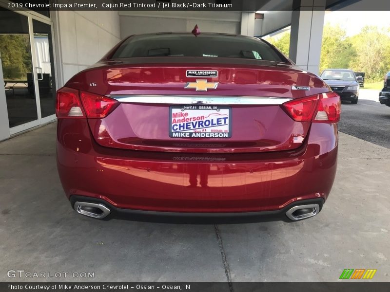 Cajun Red Tintcoat / Jet Black/­Dark Titanium 2019 Chevrolet Impala Premier