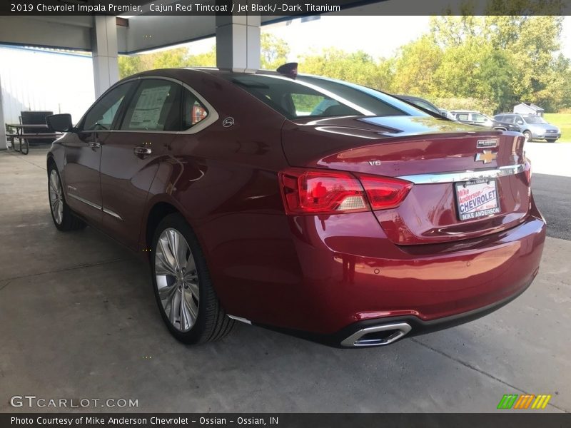Cajun Red Tintcoat / Jet Black/­Dark Titanium 2019 Chevrolet Impala Premier