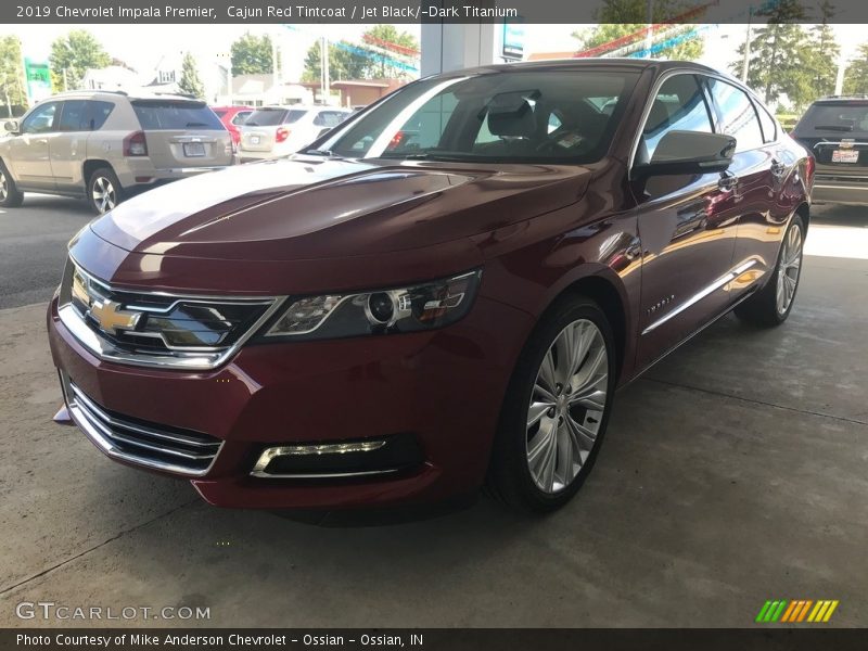 Cajun Red Tintcoat / Jet Black/­Dark Titanium 2019 Chevrolet Impala Premier