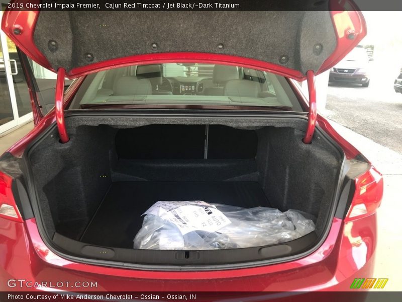 Cajun Red Tintcoat / Jet Black/­Dark Titanium 2019 Chevrolet Impala Premier