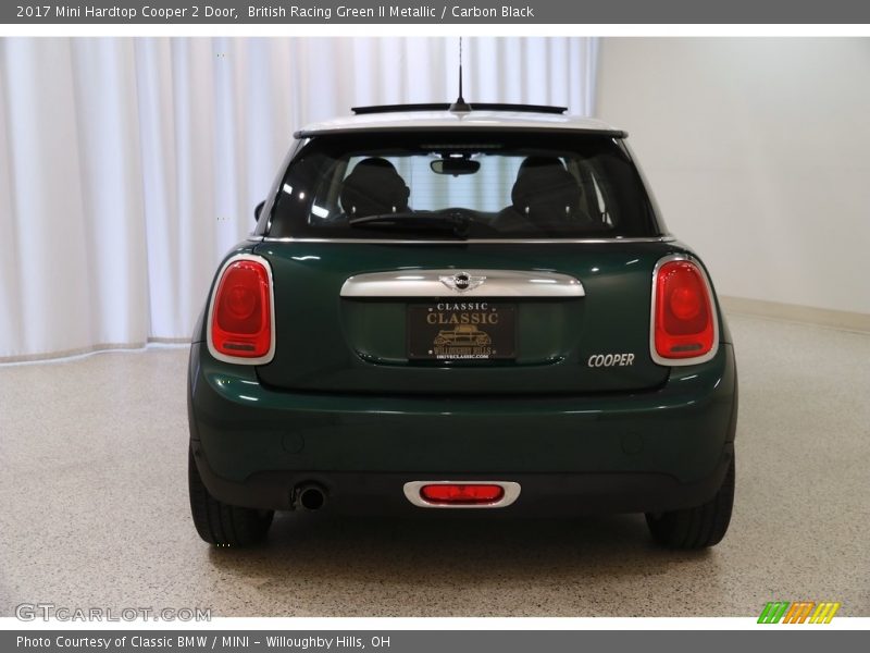 British Racing Green II Metallic / Carbon Black 2017 Mini Hardtop Cooper 2 Door