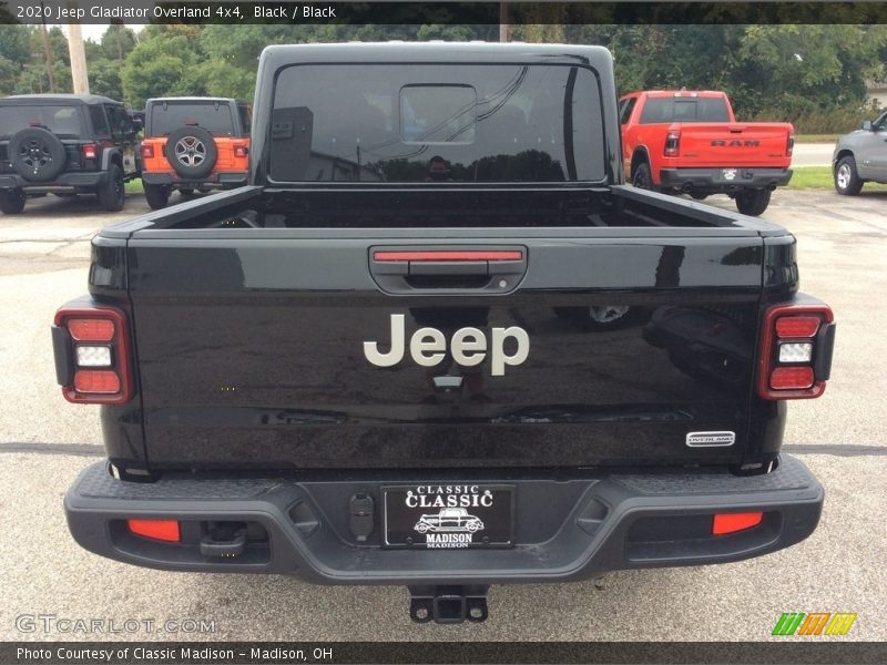 Black / Black 2020 Jeep Gladiator Overland 4x4