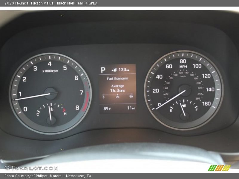 Black Noir Pearl / Gray 2020 Hyundai Tucson Value