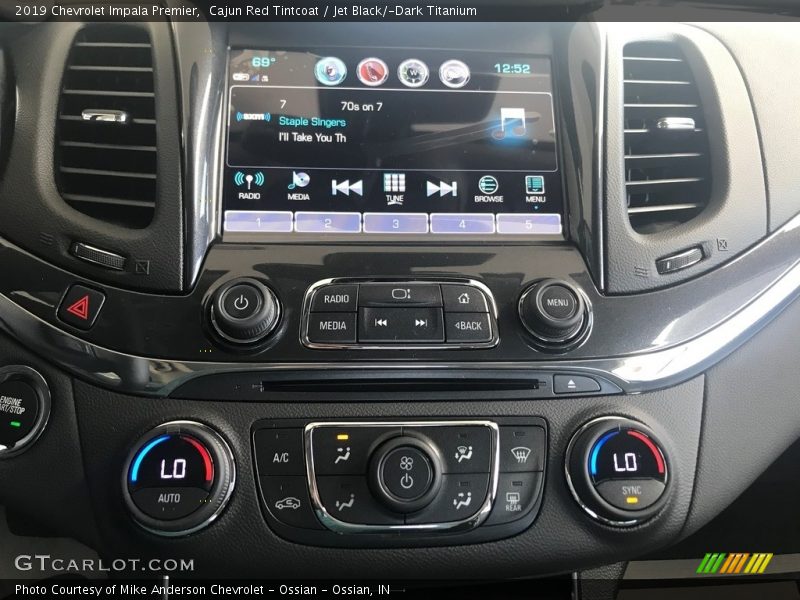 Controls of 2019 Impala Premier
