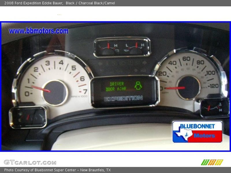 Black / Charcoal Black/Camel 2008 Ford Expedition Eddie Bauer