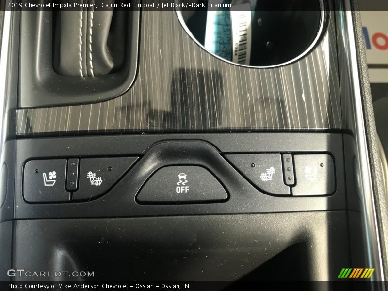 Cajun Red Tintcoat / Jet Black/­Dark Titanium 2019 Chevrolet Impala Premier