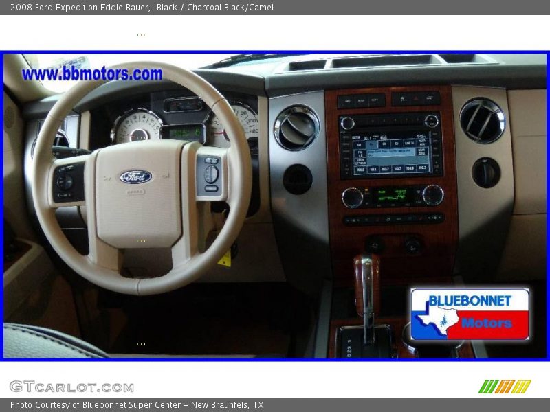 Black / Charcoal Black/Camel 2008 Ford Expedition Eddie Bauer