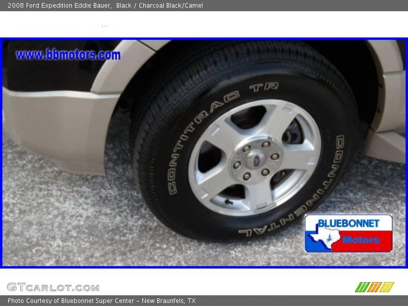 Black / Charcoal Black/Camel 2008 Ford Expedition Eddie Bauer