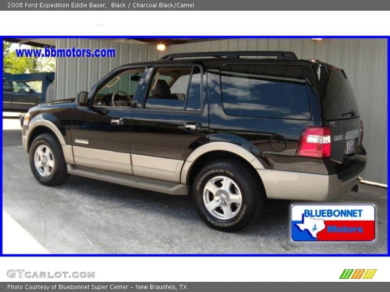 Black / Charcoal Black/Camel 2008 Ford Expedition Eddie Bauer