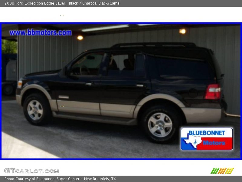Black / Charcoal Black/Camel 2008 Ford Expedition Eddie Bauer