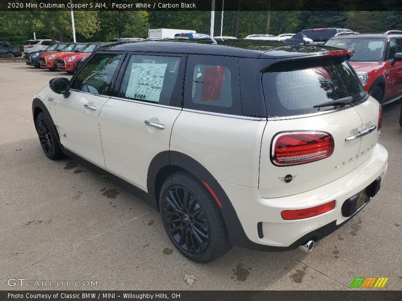 Pepper White / Carbon Black 2020 Mini Clubman Cooper S All4