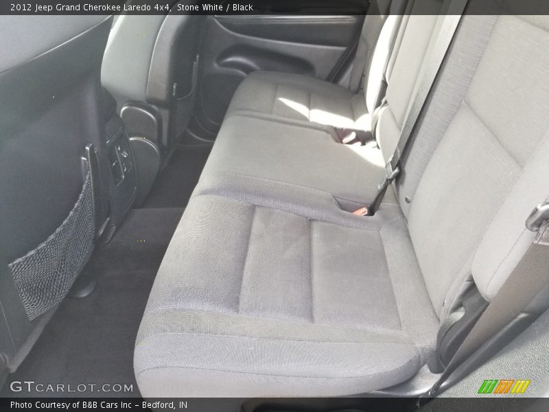 Stone White / Black 2012 Jeep Grand Cherokee Laredo 4x4