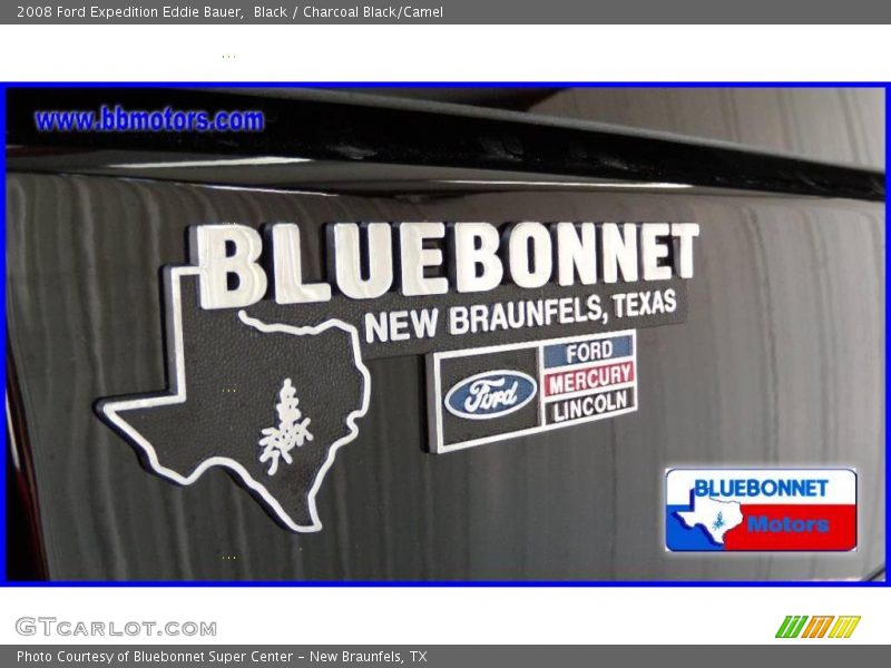 Black / Charcoal Black/Camel 2008 Ford Expedition Eddie Bauer