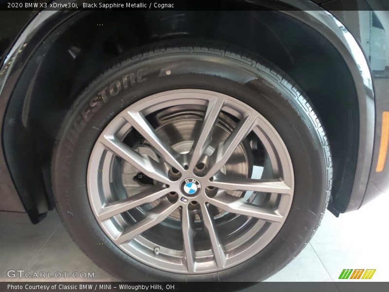 Black Sapphire Metallic / Cognac 2020 BMW X3 xDrive30i