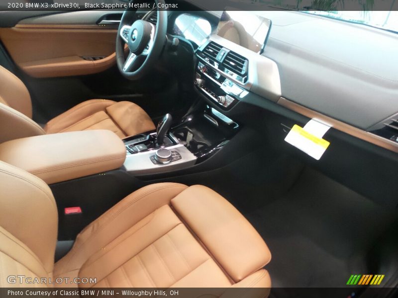 Black Sapphire Metallic / Cognac 2020 BMW X3 xDrive30i