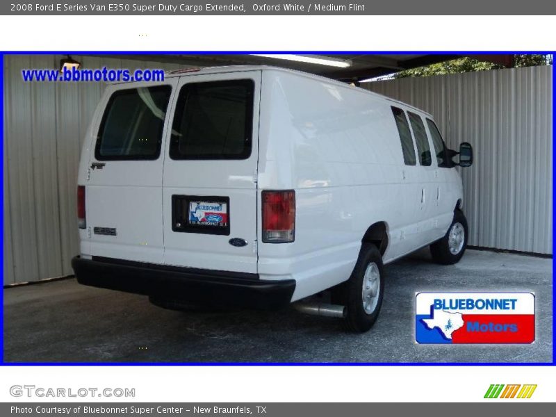 Oxford White / Medium Flint 2008 Ford E Series Van E350 Super Duty Cargo Extended