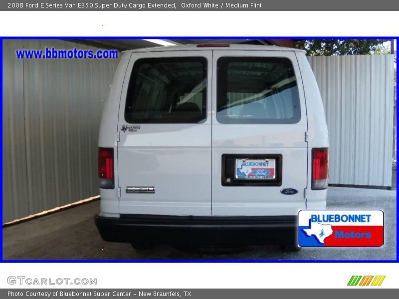 Oxford White / Medium Flint 2008 Ford E Series Van E350 Super Duty Cargo Extended