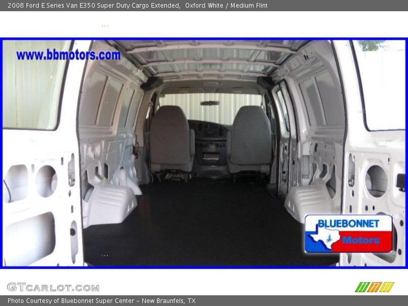 Oxford White / Medium Flint 2008 Ford E Series Van E350 Super Duty Cargo Extended