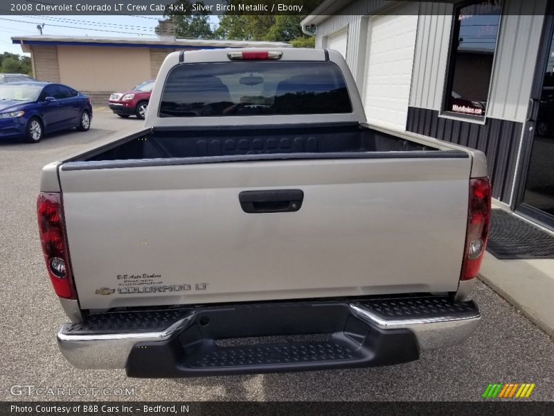 Silver Birch Metallic / Ebony 2008 Chevrolet Colorado LT Crew Cab 4x4