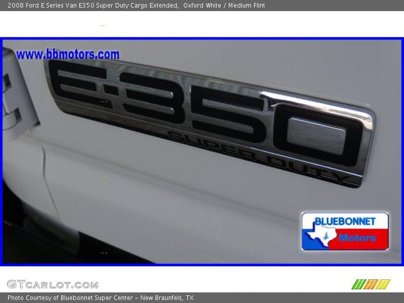 Oxford White / Medium Flint 2008 Ford E Series Van E350 Super Duty Cargo Extended