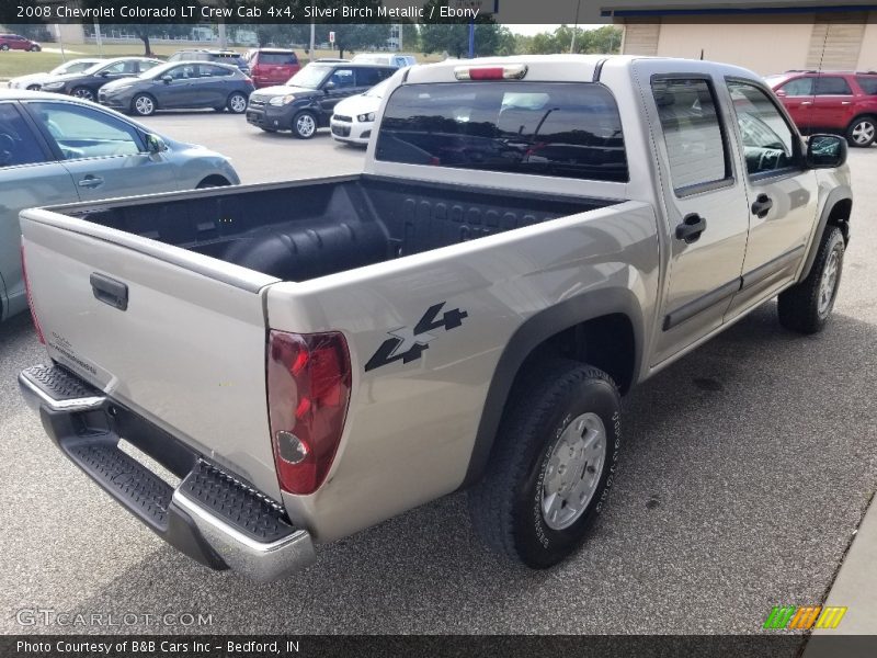 Silver Birch Metallic / Ebony 2008 Chevrolet Colorado LT Crew Cab 4x4