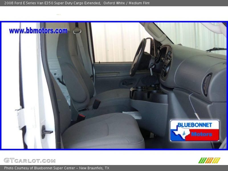 Oxford White / Medium Flint 2008 Ford E Series Van E350 Super Duty Cargo Extended
